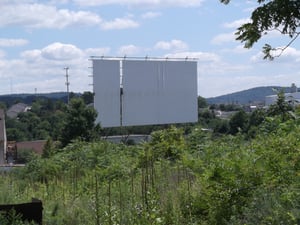 This drive in has been closed for a long time and they are building on the land.
