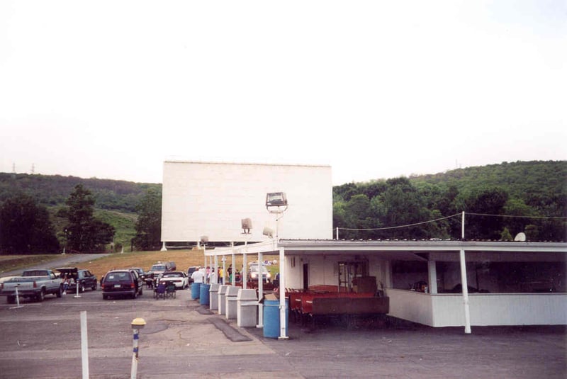 Concession Building and screen.