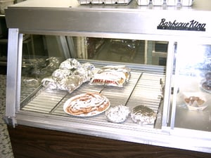 concession stand warmer with funnel cake