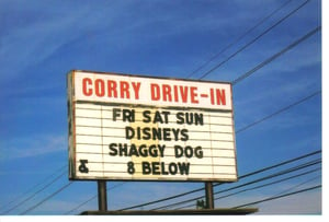 Corry Drive-In Marquee, June 2007