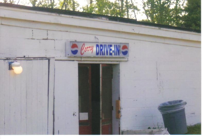 Corry Drive-In Concessions Stand, June 2007