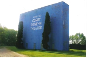 The Back of the screen. The Front of the theatre. June 2007