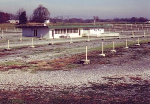 Front of projection/concession building