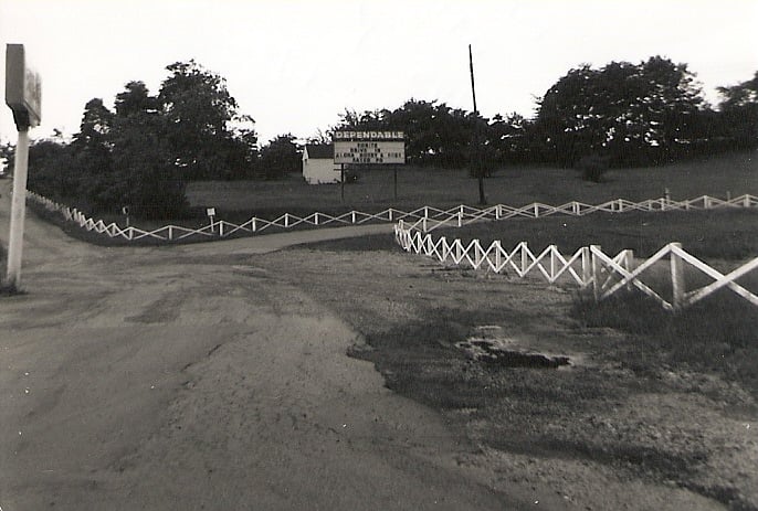 Entrance to Dependable Drive-In.