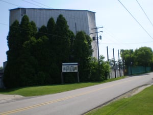 marquee and main screen tower from street level