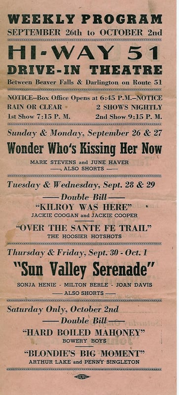 Program- SeptemberOctober 1948