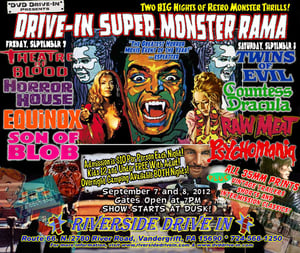 Ad for Drive-In Super Monster-Rama 2012