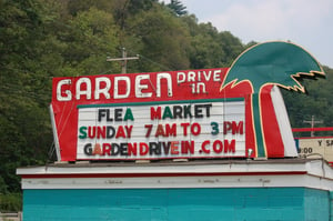 Front Markee of the drive in