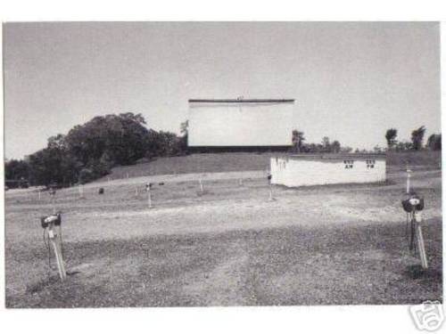 POSTCARD FROM THE 1990'S SHOWING A VIEW OF THE GREATER PITTSBURGH DRIVE IN THEATRE NEAR PITTSBURGH PA
