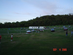 the field from the screen