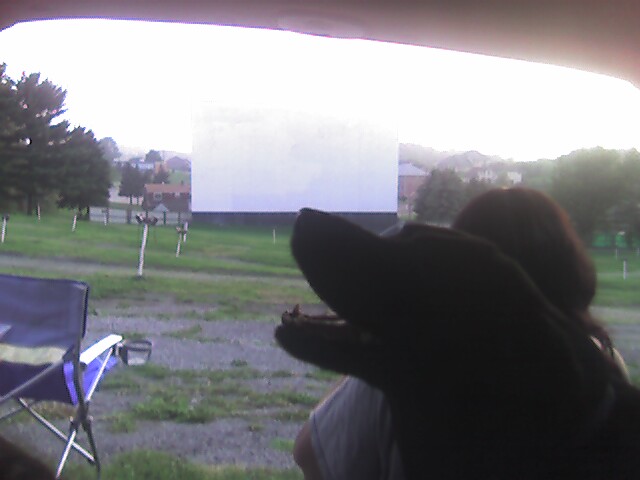Even our dog "Molly" enjoyed the Kane Rd. Drive In!!!