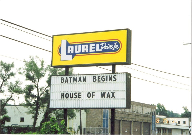 LAUREL DRIVE-IN MARQUEE