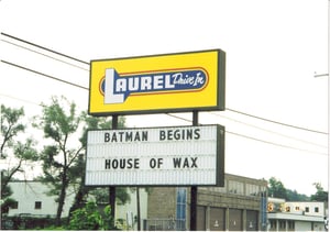 LAUREL DRIVE-IN MARQUEE