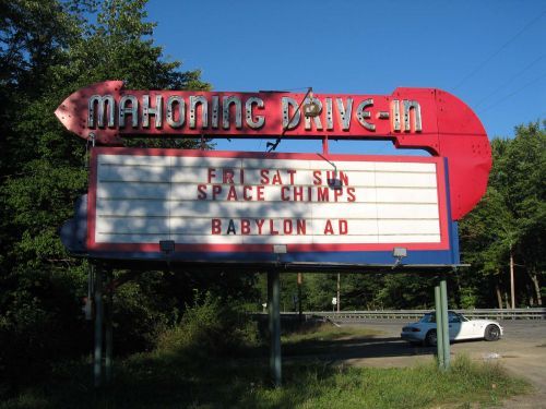 MARQUEE. FRESH COAT OF PAINT. LARGE, SITS HIGH, AND VERY VISIBLE FROM ROAD.