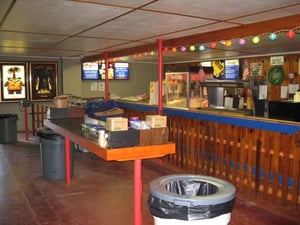 INSIDE CONCESSION. NICE MANAGER NAMED DEBBIE LET ME TAKE THIS WHILE EVERYONE WAS SETTING UP FOR THE LABOR DAY DUSK TO DAWN SHOW THAT NIGHT.