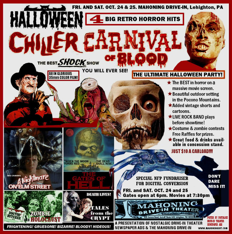 Big Retro Halloween Horror-fest Show coming to the Mahoning Drive-in, Oct. 24 and 25, 2014
