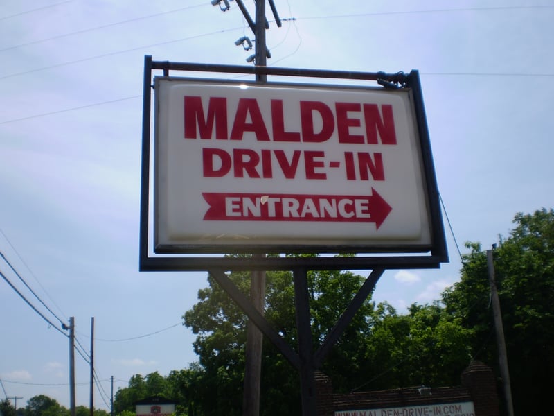 non-marquee entrance sign