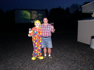 Jim and Star with their SPAZ ball LED lights.