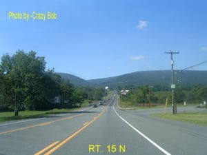 The Pike's main screen can be seen a mile away! Heading North on US RT. 15 towards Williamsport, PA.