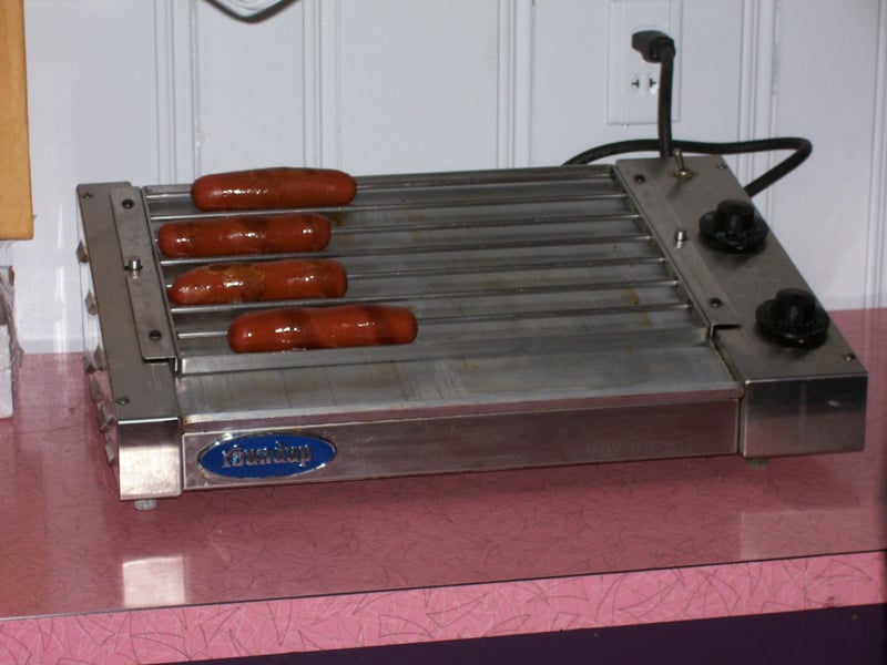 We serve you a jumbo hot dog on a hogie roll!