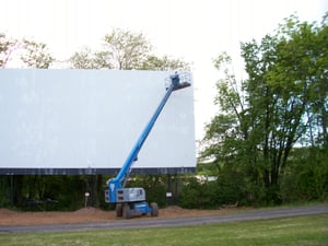 That's Crazy bob up there, painting screen3.