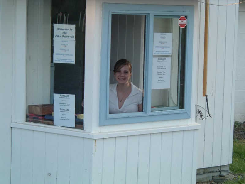 Our box office. Pamela is always great with our customers.
