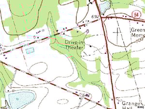 TerraServer map of site
