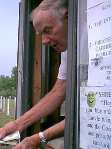 Bob in Ticket booth