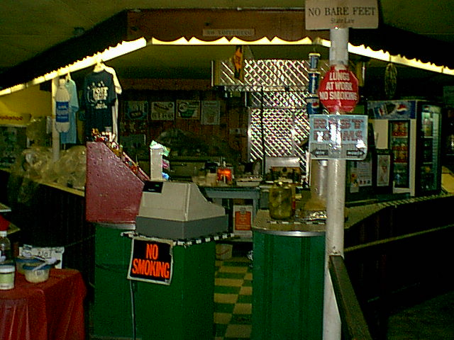 Inside Concession Stand