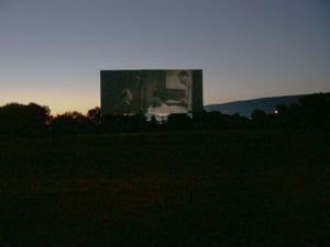 Sun rising in the east over Williamsport, PA. Around 615 AM. The film was the 1965 BW classic Girl On A Chain Gang.