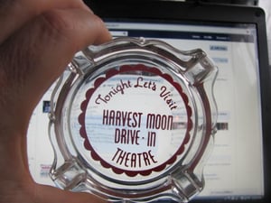 Brian Andrews, of Antes Fort, PA. gave this old Harvest Moon ashtray, yesterday. It has to be over 50 years old