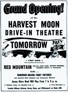 The Harvest Moon Drive-in Theater holds it's grand opening on July 4, 1952. See the entire album. www.facebook.commediasetseta.250621621619612.80048.134504123231363l8d57ccfab6