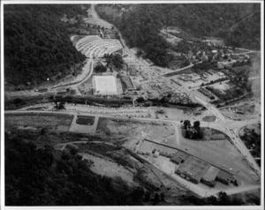 Here is another aerial view of the Drive in looking down towards lincoln way on left in white oak towards town. please email me if you need more information keynote9@comcast.net