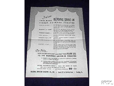 1940's vintage handbill.