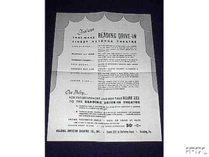 1940's vintage handbill.