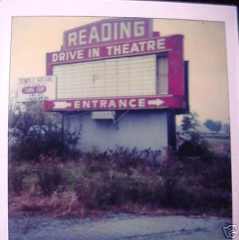 Reading Drive In Marquee
