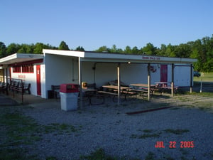 outdoor seating area