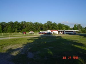 a view of the lot from the exit