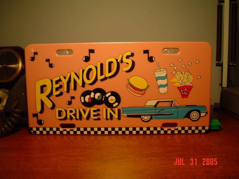 from the Reynolds Drive-In souvenir shop