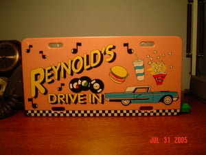 from the Reynolds Drive-In souvenir shop