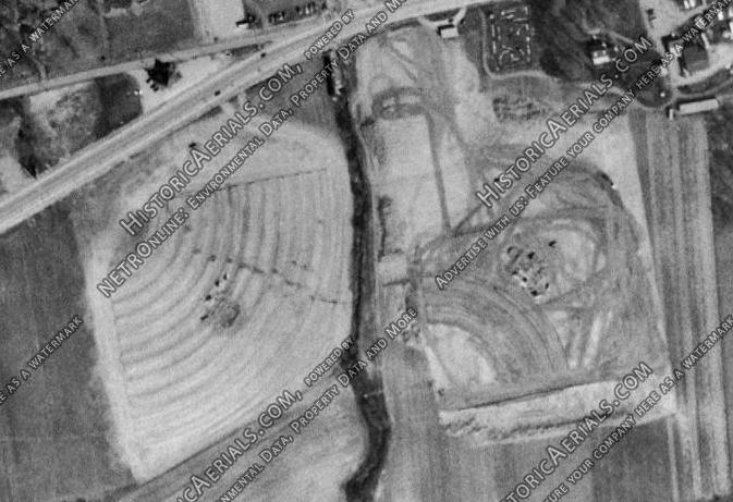 Now here's something interesting... TWO drive-ins Did the build the first one in the wrong place