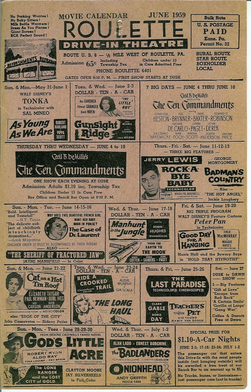 Calendar- June 1959