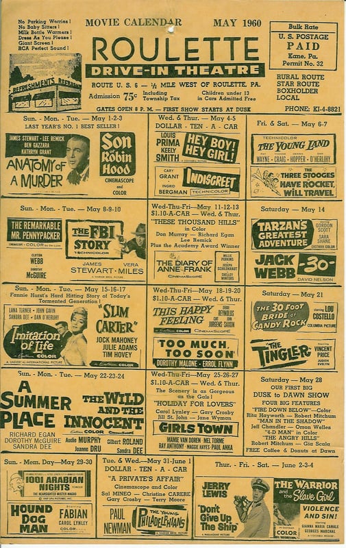 Calendar- May 1960