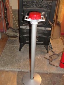 Type of speaker pole used at Roulette