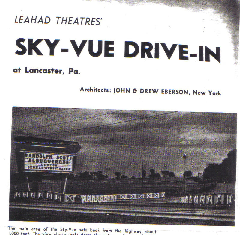 Sky-Vue Drive In circa 1950