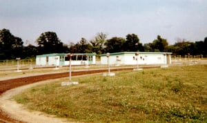 Concession stand and projector building