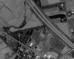 North oh Muncy. South of Lycoming Mall between Susquhanna River & I-180