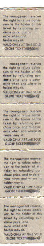 Here is the back side to the tickets