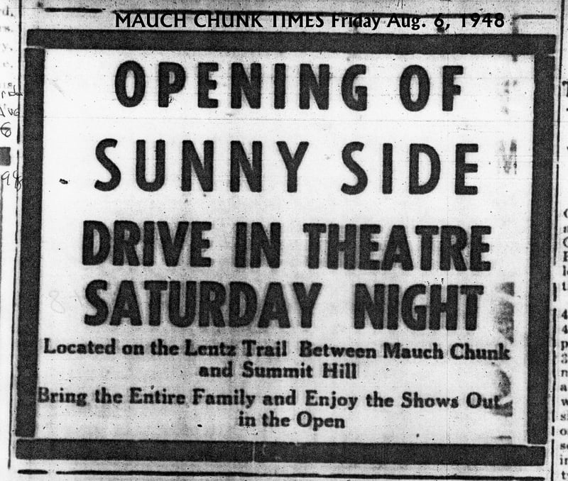 Grand opening ad Aug. 6 1948