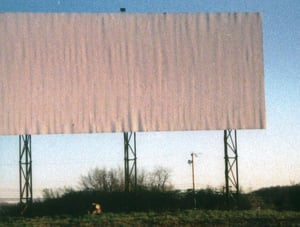 The screen remained in very good shape long after the drive-in closed.